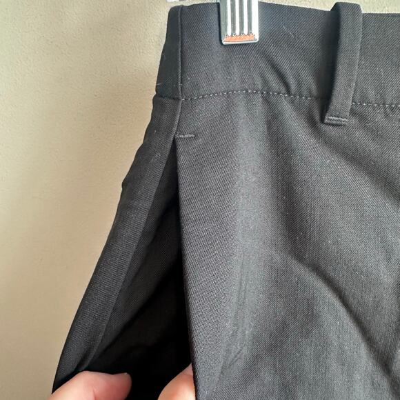Banana Republic High Rise Modern Straight Siena Italian Wool Pant Black 4 - Picture 3 of 11